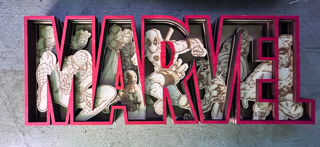 Marvel Schild rot