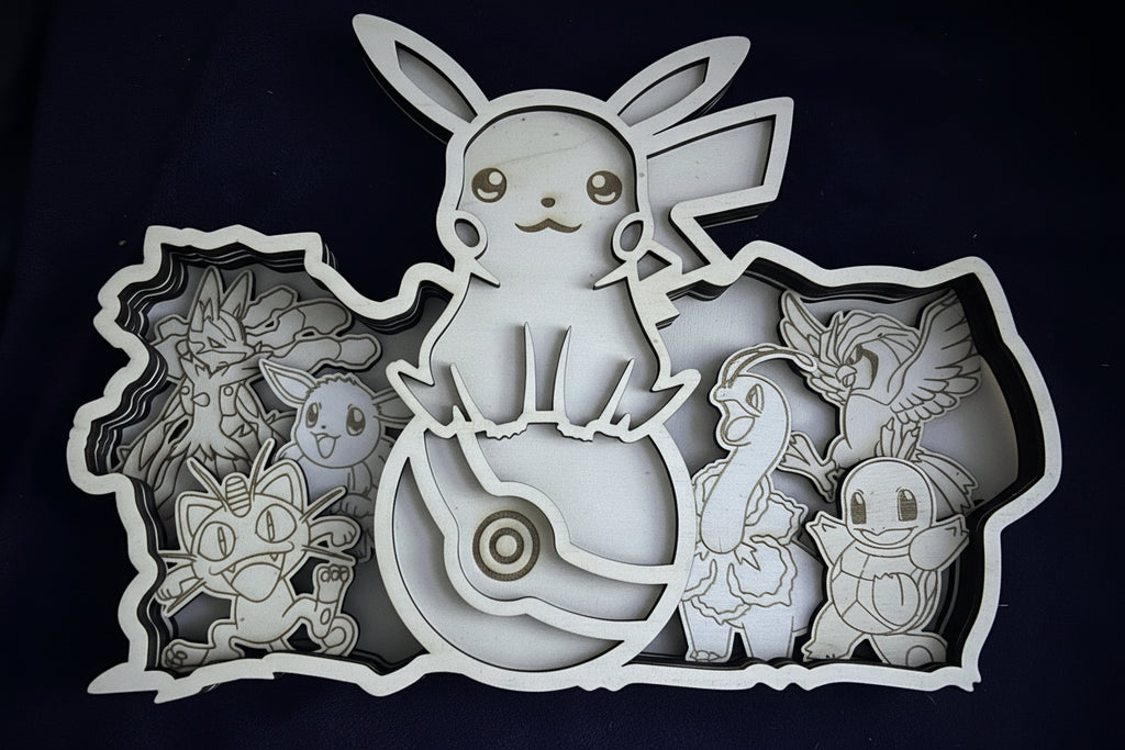 Pokémon Schild Holz