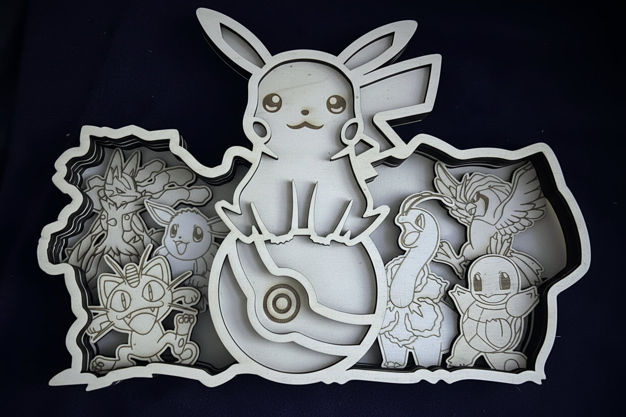 Pokémon Schild Holz