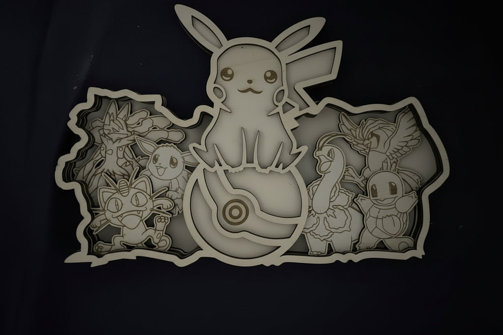 Pokémon Schild Holz
