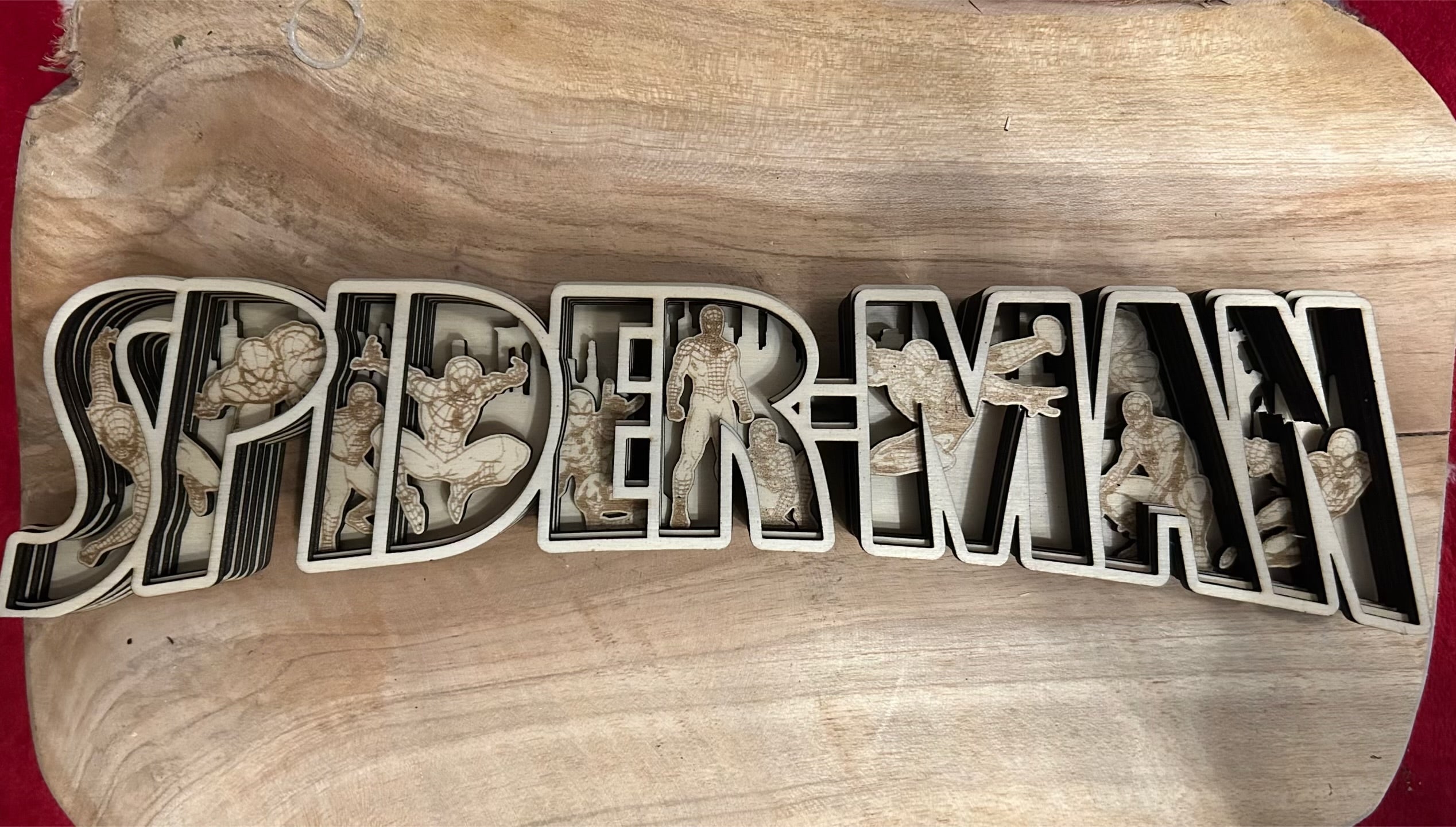 Spiderman Schild
